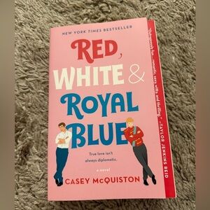 Red, White & Royal Blue Book by Casey McQuiston